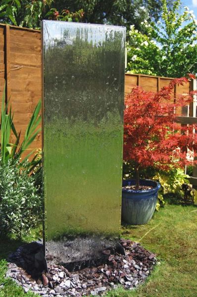 120cm Fontaine exterieur solaire cascade jardin, Pompe a eau
