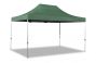 Gazebo Hybride en Acier-Aluminium - 3 m x 4.5 m - Vert