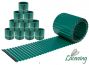 Pack De 10 x 5m - Rouleaux Bordure de Jardin Galvanisée  Vert - H16.5cm