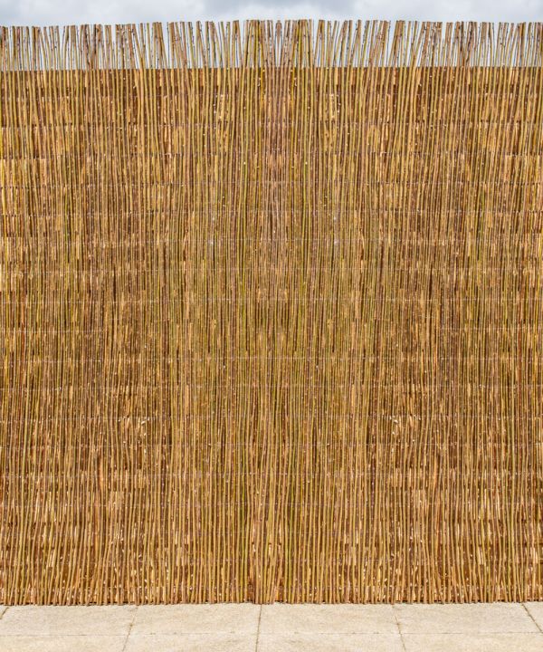 Rouleau de Canisse en Osier Papillon ™- 4m x 1,5m - Cdiscount Jardin