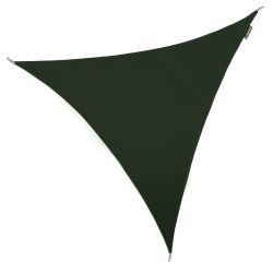 Voile d'Ombrage Vert Triangle 3m - Dperlant - 140g/m2 - Kookaburra